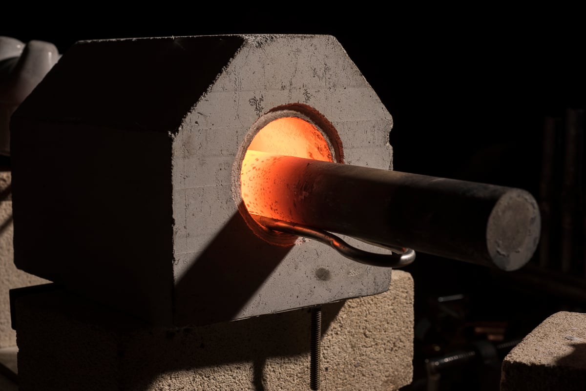 Preheating prior to forging with induction heating